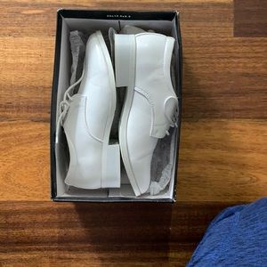 Size 13 boys all white dress shoe